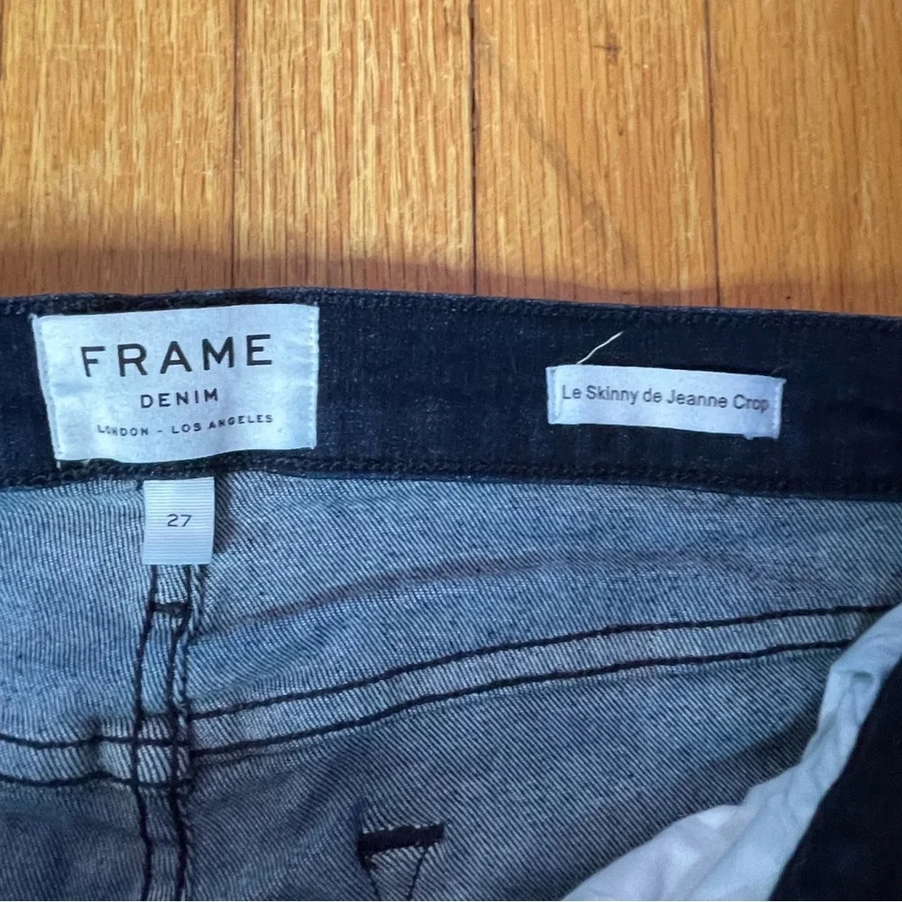 FRAME LE SKINNY DE JEANNE CROP - LAURETTA Women’s 27 Org $210.